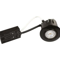 Scan Products Luna Quick Install udendørs indbygningsspot, 2700K, sort