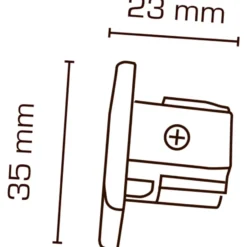 Scan Products Mita 1F endestykke, sort