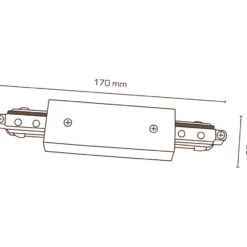 Scan Products Mita 1F midtertilslutning, hvid