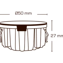 Scan Products pære til Luna Low Profile indbygningsspot, 2700K