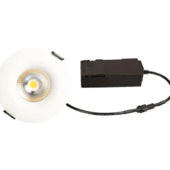 Scan Products Sabina Low Profile Fixed indbygningsspot, mat hvid, 2700K