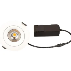 Scan Products Sabina Low Profile indbygningsspot, mat hvid, 2700K