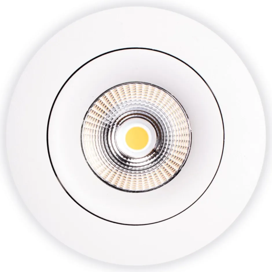 Scan Products Sabina Low Profile indbygningsspot, mat hvid, 2700K