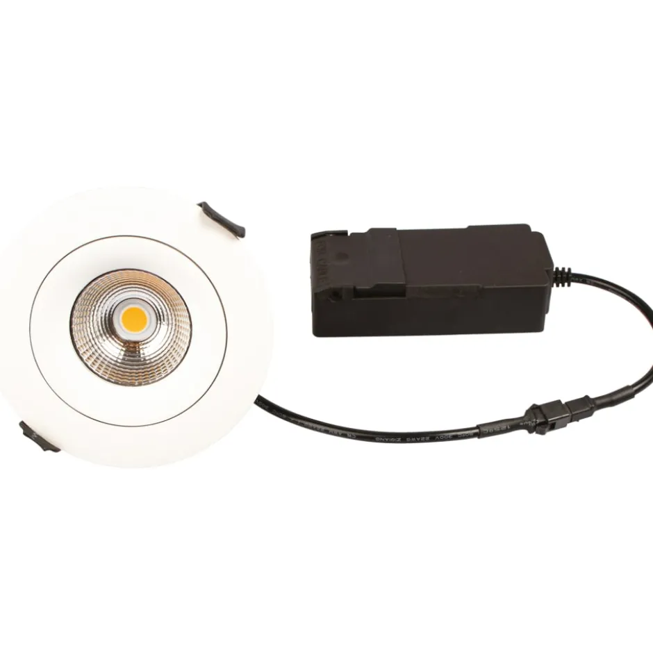 Scan Products Sabina Low Profile indbygningsspot, mat hvid, 4000K