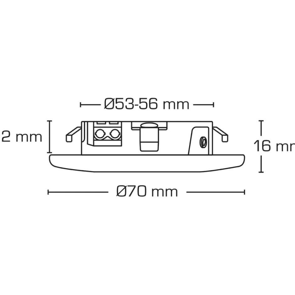 Scan Products Sofia møbelspot, 2700K, børstet aluminium