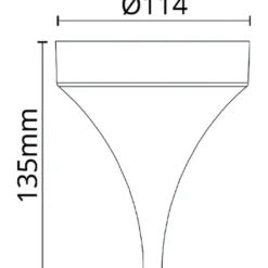 SG Bell baldakin, hvid
