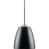 SG Bell pendel, sort/guld, Ø23 cm