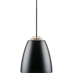 SG Bell pendel, sort/guld, Ø23 cm