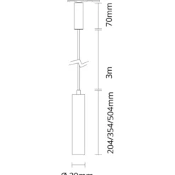 SG Zip Tube Micro reflektor, hvid