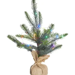 Sirius Bella kunstigt juletræ med farvet lys, 30 cm