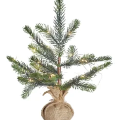 Sirius Bella kunstigt juletræ med hvidt lys, 30 cm