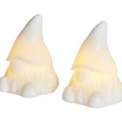 Sirius Coco nisse med lys, 10 cm, 2-pak