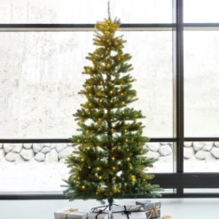 Sirius Elton kunstigt juletræ med lys, 240 cm