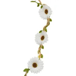 Sirius Flora Sommerblomster lyskæde, 2 meter, hvid