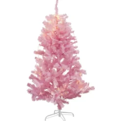 Sirius Pinky kunstigt juletræ med lys, 150 cm