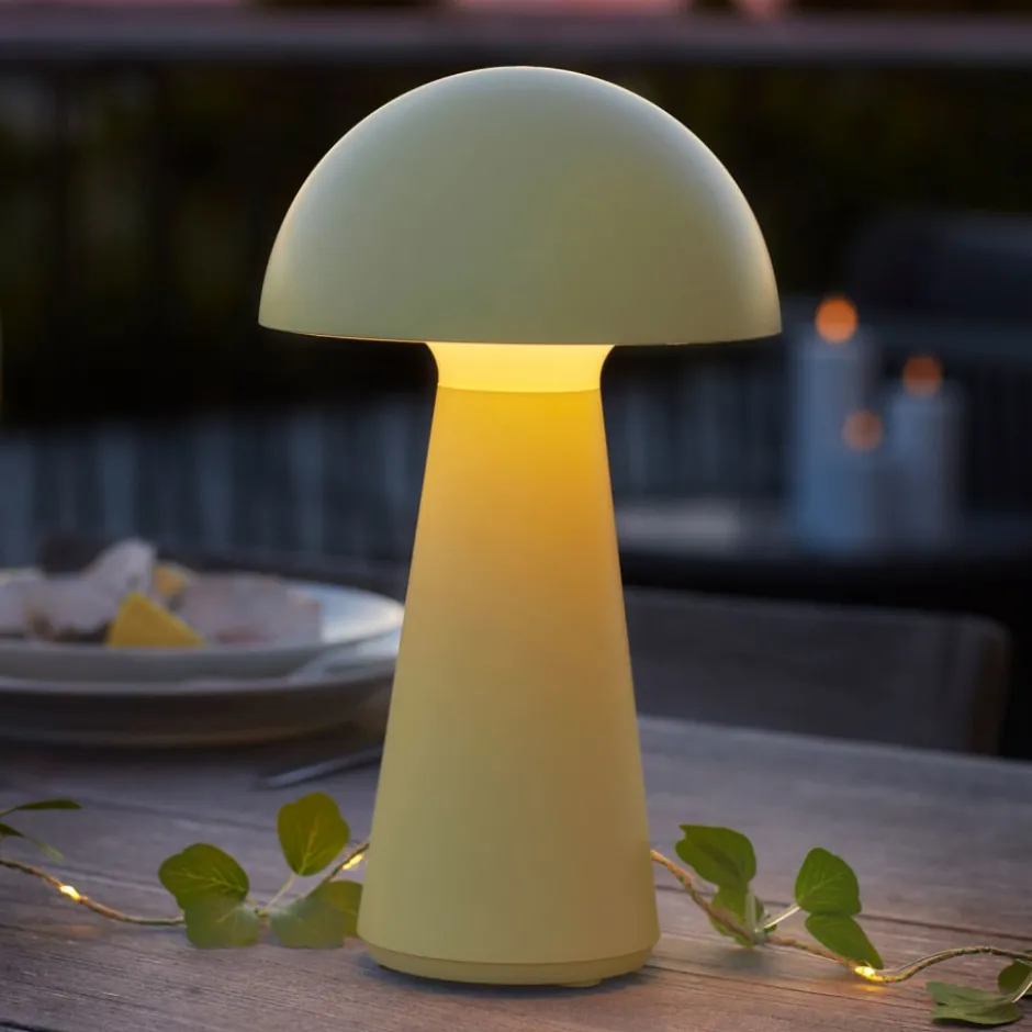 Sirius Sam genopladelig bordlampe, gul