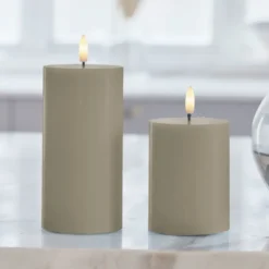 Sirius Sille LED bloklys, batteri, grå