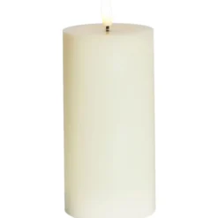 Sirius Sille LED bloklys, batteri, råhvid, H15 cm
