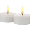 Sirius Sille LED fyrfadslys, batteri, hvid