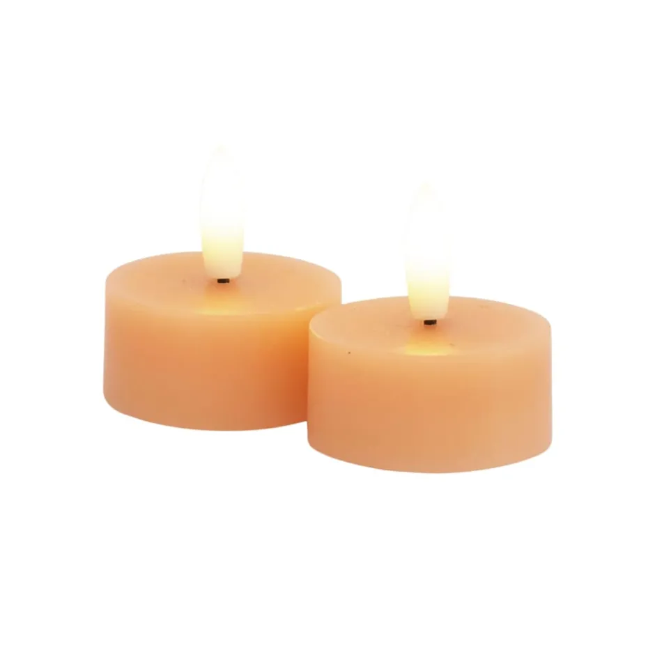 Sirius Sille LED fyrfadslys, batteri, orange