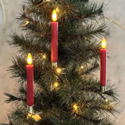 Sirius Sille LED juletræslys, rød, 10-pak