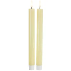 Sirius Sille LED kronelys, batteri, gul