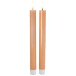 Sirius Sille LED kronelys, batteri, orange