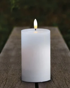 Sirius Sille udendørs LED bloklys, batteri, hvid