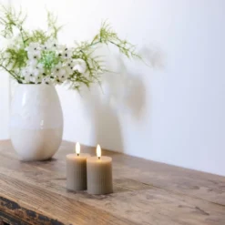 Sirius Smilla LED bloklys, genopladelig, grå