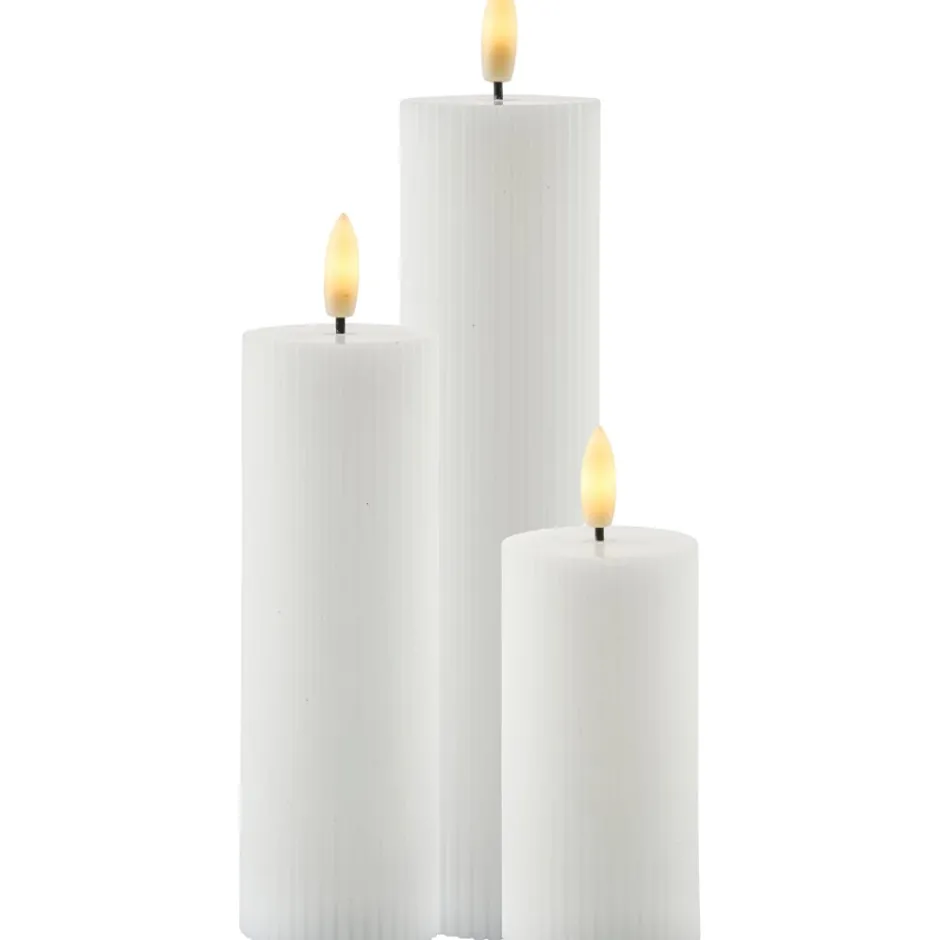 Sirius Smilla LED bloklys, genopladelig, hvid