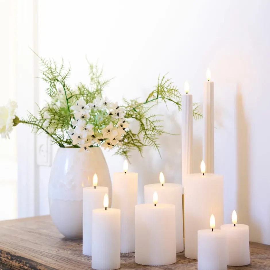 Sirius Smilla LED bloklys, genopladelig, hvid
