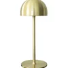 Sirius Tim genopladelig bordlampe, messing, 30 cm