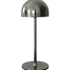 Sirius Tim genopladelig bordlampe, sort nikkel, 30 cm
