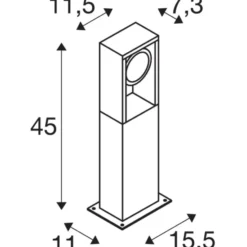 SLV Eskina Frame havelampe, 45 cm