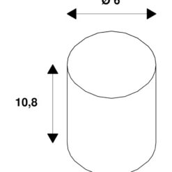SLV E27 standardpære, 3000K, 8W