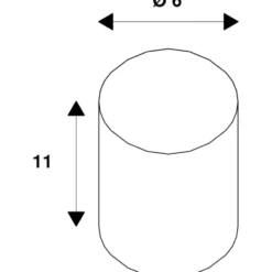SLV GU10 standardpære, 2700K, 6,5W