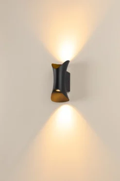 SLV modela væglampe, sort