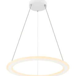 SLV One Flat pendel, hvid