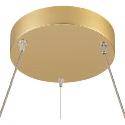 SLV One Flat pendel, sort/messing