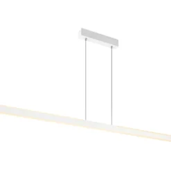 SLV One Linear langbordspendel, hvid, 140 cm