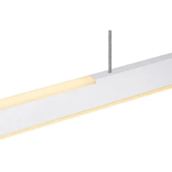 SLV One Linear langbordspendel, hvid, 140 cm