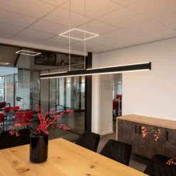 SLV One Linear langbordspendel, sort, 140 cm