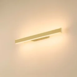 SLV One Linear væglampe, messing, 50 cm