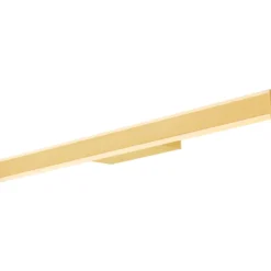 SLV One Linear væglampe, messing, 70 cm