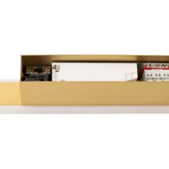 SLV One Linear væglampe, messing, 70 cm