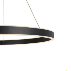 SLV One pendel, Ø80 cm, sort