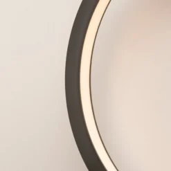 SLV One væglampe, sort, Ø40 cm