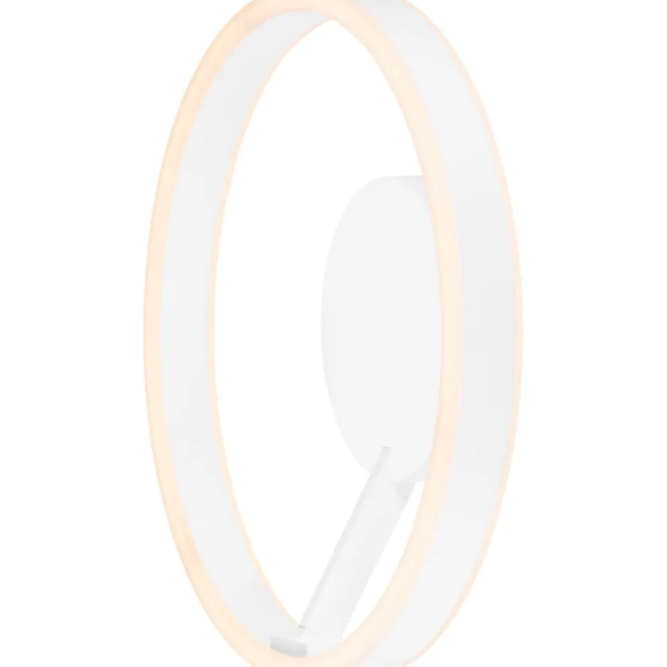 SLV One væg- & loftlampe, hvid, Ø40 cm
