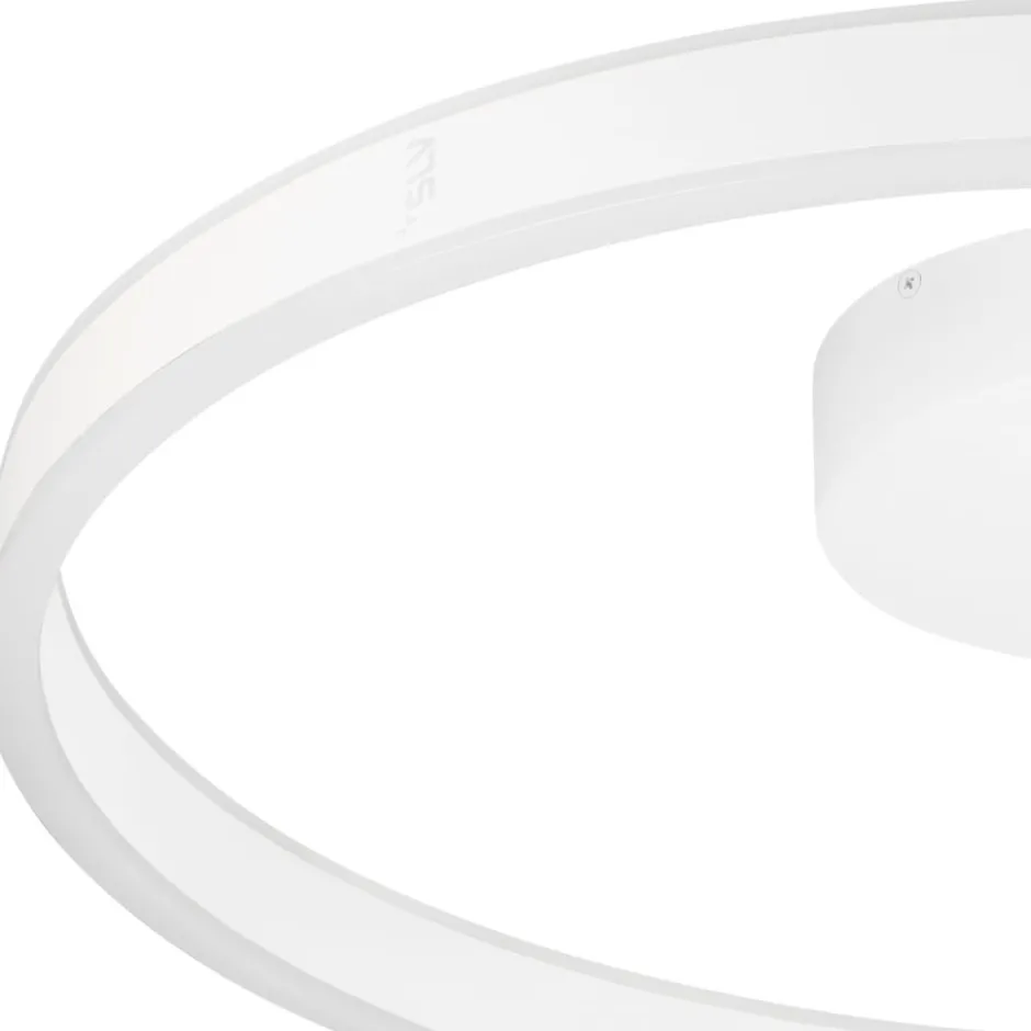 SLV One væg- & loftlampe, hvid, Ø60 cm