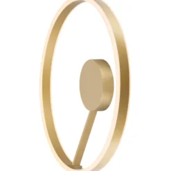 SLV One væg- & loftlampe, messing, Ø60 cm